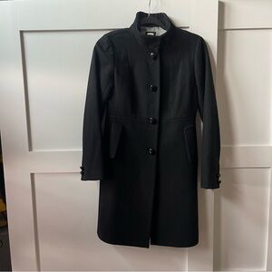 J Crew , size 0, Elegant Black Women's Coat
